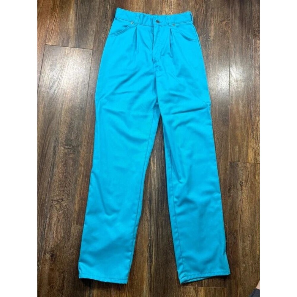 Vintage Tour de France Turquoise Cargo Pants 80's Utility Pants